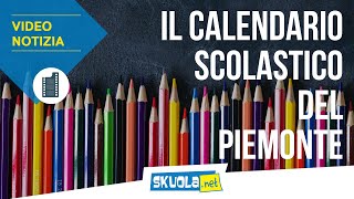 Calendario scolastico Piemonte 202021 tutto quello da sapere [upl. by Soo]