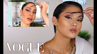 Following Alexa Demies Vogue Makeup Tutorial lowkey BOMB [upl. by Dionne]