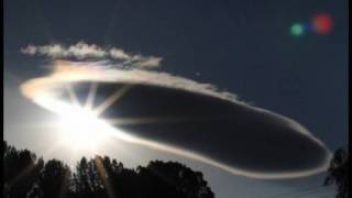 Spectacular UFO Lenticular Cloud amp XFiles quotXquot Timelapse 2010 Santa Clarita V07406 [upl. by Arihsay]