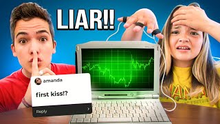 Our TEENS take LIE DETECTOR test Secret CONFESSIONS revealed [upl. by Matti]