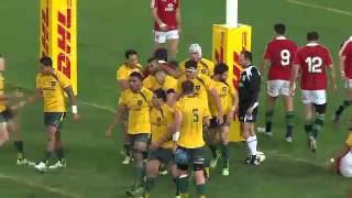 Wallabies vs Lions Third Test Highlights [upl. by Jermayne]