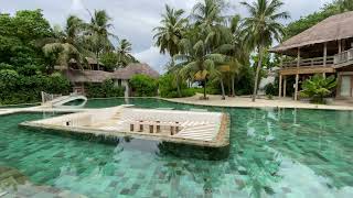 Soneva Fushi Maldives  Sunrise Nine bedroom Private Reserve  Villa 11  walking around [upl. by Naamann]