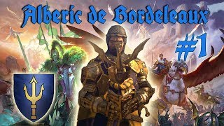 Alberic de Bordeleaux Mortal Empires Campaign 1  THE KNIGHTS OF BRETONNIA [upl. by Milstone]