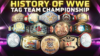 The Complete Updated History Of The WWE Tag Team Title Belt [upl. by Aciretahs479]