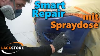 Smart Repair mit Spraydose  komplett erklärt vom Profi  LACKSTORE [upl. by Yboj]