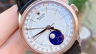 Hàng Mới Về  Giá Tốt  Đồng hồ Rolex Cellini Moonphase 50535 Mới 100 [upl. by Peterman]