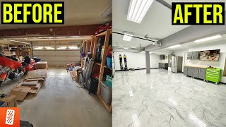 Building a Showroom Style Garage COMPLETE TRANSFORMATION [upl. by Ogir391]