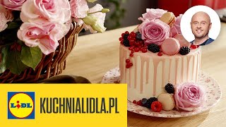 Jak przygotować tort w stylu drip cake 🎂🍰  Paweł Małecki amp Kuchnia Lidla [upl. by Brieta]