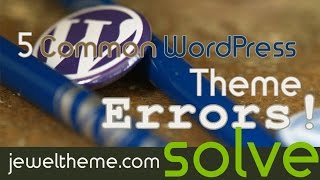 How To Solve 5 Common WordPress Theme Errors SEO Friendly URL Broken Stylesheet Problem Solve [upl. by Stickney]