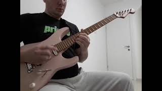 Orphaned Land Ocean Land Guitar Solo Cover [upl. by Santini193]