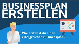 Businessplan erstellen  Aufbau amp Inhalt  Einfach erklärt [upl. by Ninnetta]