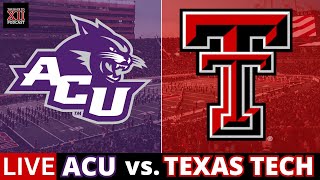 Texas Tech vs ACU Live Stream  Scoreboard  PlayByPlay  Live Chat  College Football Week 1 [upl. by Oriel]