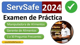 Examen de Práctica de ServSafe 2024 de Gerente y Manipulador de Alimentos [upl. by Drandell]