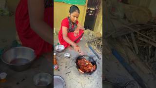 Baby ହାତରନ୍ଧା Chili Chicken🥓 villagecouplelife minivlog chilichicken [upl. by Ginder963]