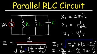 Parallel RLC Circuit Example Problem [upl. by Enieledam]