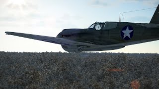 IL2 VR 4K  P40 gets swarmed on the defense [upl. by Imotih326]