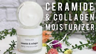 How to Make Ceramide and Collagen Daily Moisturizer Anti Aging for all skin types  Vegan [upl. by Mccartan]