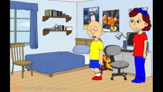 Caillou creates an you tube account while grounded [upl. by Einhorn990]