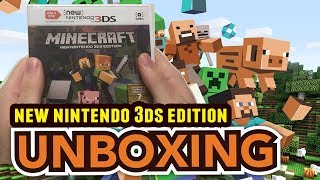 Minecraft NEW Nintendo 3DS Edition Unboxing [upl. by Henrieta268]