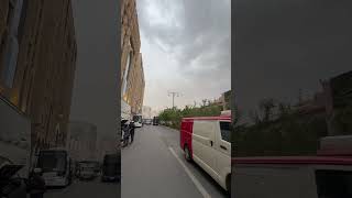 Madinah madinastreets weather madinasharif foryou [upl. by Mahgem]