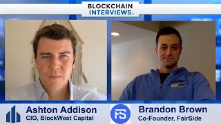 Brandon Brown CoFounder of Fairside Network – DeFi Insurance  Blockchain Interviews [upl. by Silloc]