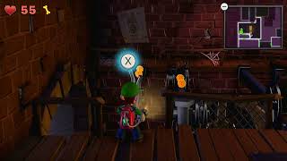 How to Get Across the Beams in C3 Roadhouse Brawl at Old Clockworks in Luigis Mansion 2 HD [upl. by Acinyt688]