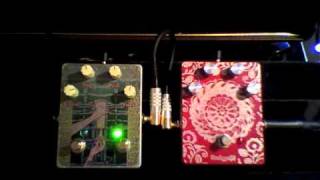 FuzzHugger fx  Algal Bloom VS AB Synth Fuzz [upl. by Namra]