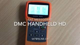 Sat Messgerät DMC Handheld HD [upl. by Alyhs]