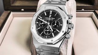 Audemars Piguet Royal Oak Chronograph – 41MM AP Chrono Review [upl. by Aipmylo]