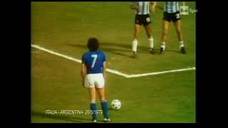 1979 Friendly Match  Italy vs Argentina [upl. by Skurnik]