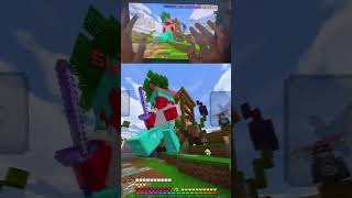 Minecraft Mobile player Handcam PvP Combos amp Clutches [upl. by Bergman915]