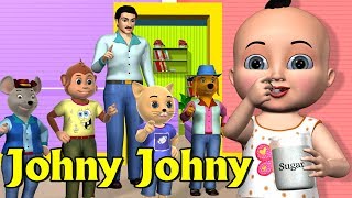 Johny Johny Yes Papa Nursery Rhyme 1  Kids Songs  3D Animation Rhymes For Children [upl. by Fonseca]