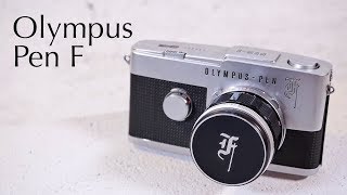 Olympus Pen F Review 35mm halfframe camera [upl. by Eimarrej]