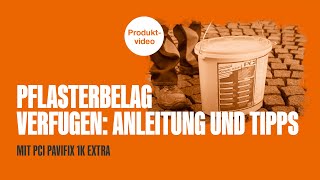 Pflasterbelag verfugen Anleitung und Tipps [upl. by Birkle]