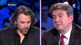 Aymeric Caron traité de quotbranleurquot par JeanLuc Mélenchon On nest pas couché ONPC [upl. by Cathie492]