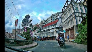 Driving through Aizawl Mission Veng to Temple Square EKEN H9R [upl. by Derfla863]