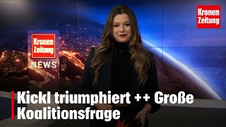 Kickl triumphiert  Große Koalitionsfrage  kronetv NEWS [upl. by Hajidak688]