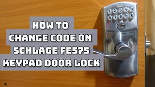 Schlage FE575—How to Change Code [upl. by Torrie]