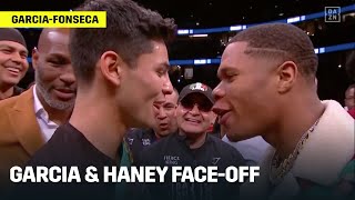 Ryan Garcia amp Devin Haney FaceOff Exchange Words Ahead of Potential Fight [upl. by Grefe]