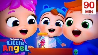 Yes Yes Fireflies  1 Hour 30 Minutes Camping Nursery Rhymes for kids  Little Angel [upl. by Takken347]