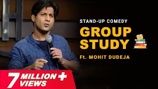 Group Study  Indian Stand Up Comedy on Hostel Group Study By Mohit Dudeja [upl. by Karlens]