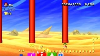 New Super Mario Bros U  Walking On Air in Run For It [upl. by Enyahs]