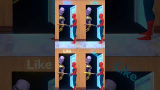 Find 5 Difference  Spiderman Vs Thanos shorts [upl. by Esorbma891]