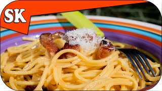 How to make Pasta Carbonara  With Guanciale [upl. by Nareik]