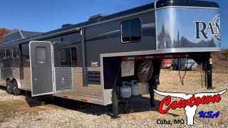 2017 Bison Ranger 8315 Horse Trailer with a Slide [upl. by Jeanette]