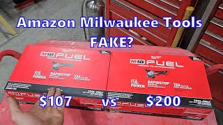 Amazon MILWAUKEE Tools FAKE or THE SAME Half Price [upl. by Dnalyram]