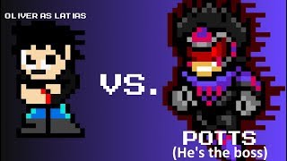 Mega Man 8Bit Deathmatch V5b  Me Vs Evil Slader Potts [upl. by Schramke4]