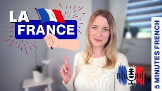 La France  France  5 Minutes Slow French with Subtitles [upl. by Rebe572]