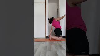 backbend yoga comes easy  how to do bridge pose [upl. by Campos3]