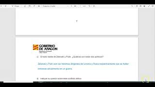 Exámenes graduado ESO Aragón de sociales pregunta de comprensión de textos de historia [upl. by Krenek]